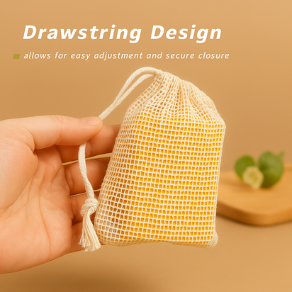 Handmade Mesh Soap Bags