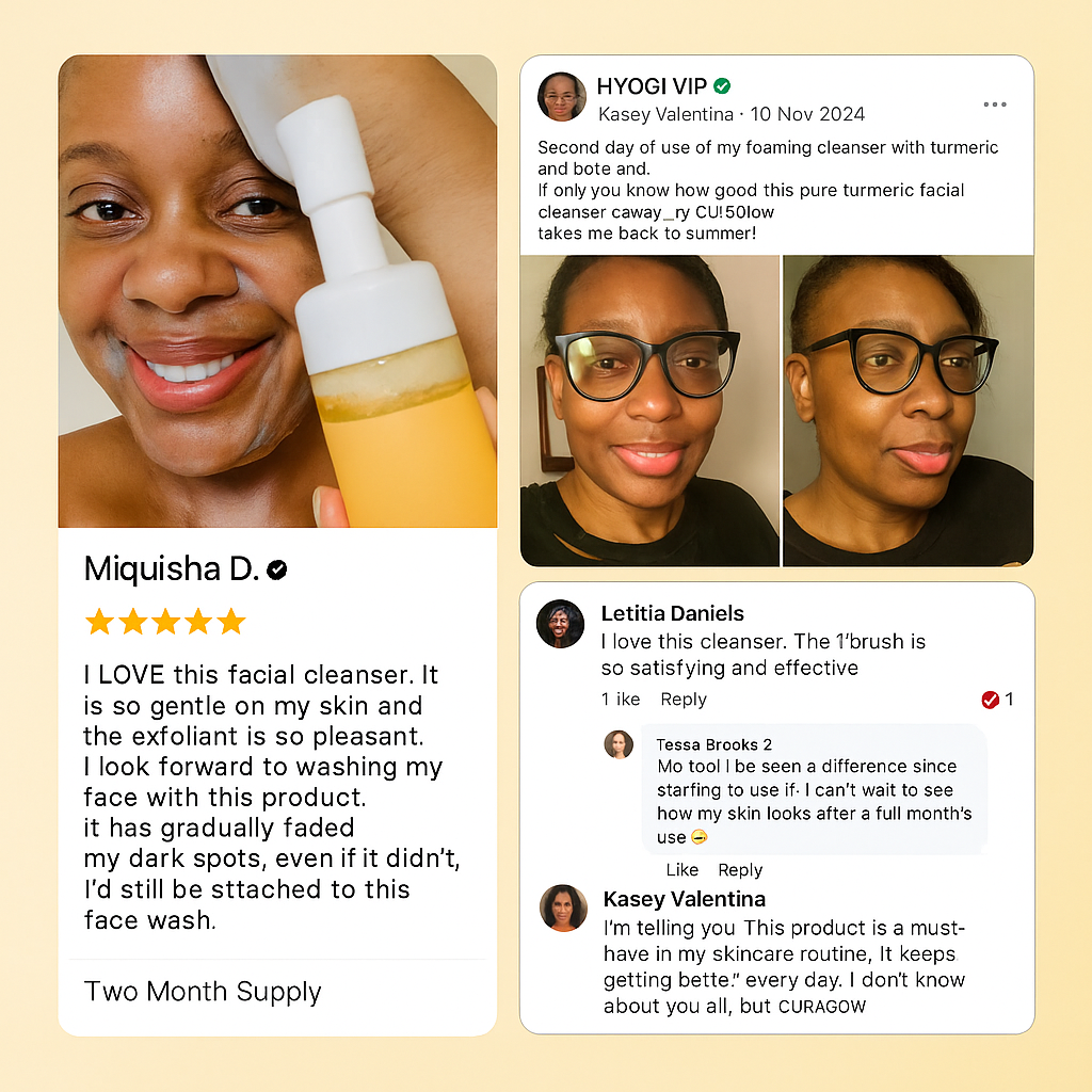 Turmeric Brightening Foam Cleanser