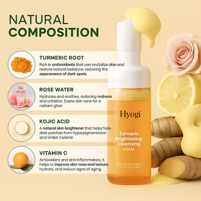 Turmeric Brightening Foam Cleanser