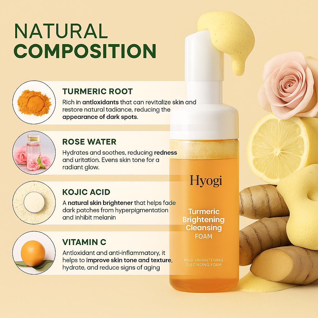 Turmeric Brightening Foam Cleanser