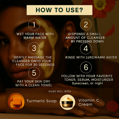 Turmeric Brightening Foam Cleanser