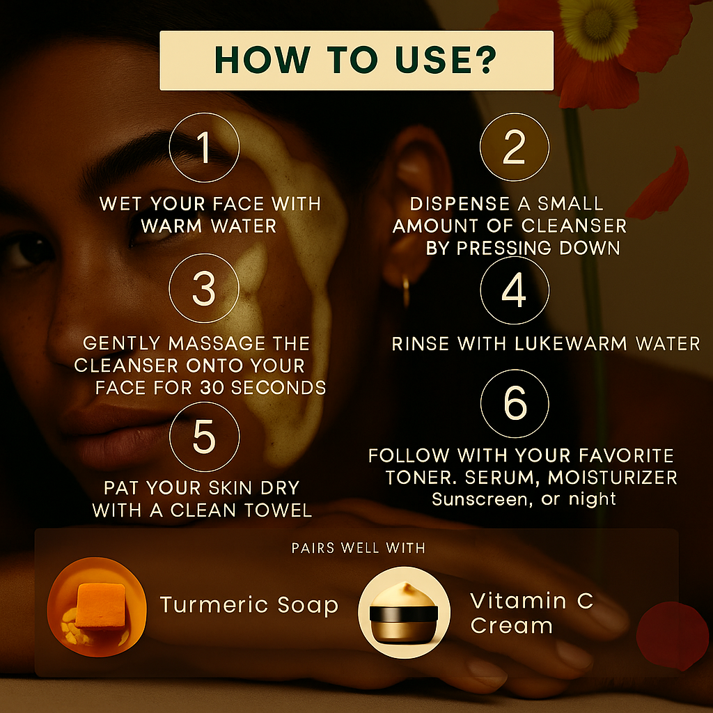 Turmeric Brightening Foam Cleanser